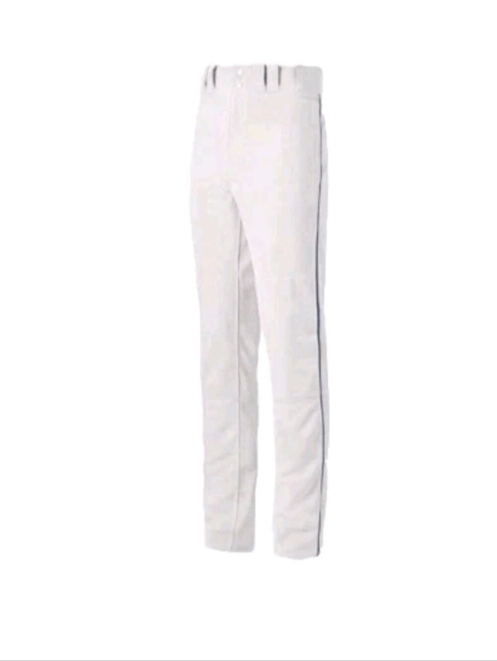 Mizuno Hemmed Bottom Baseball Pants Adult Mens XL NWT White Black